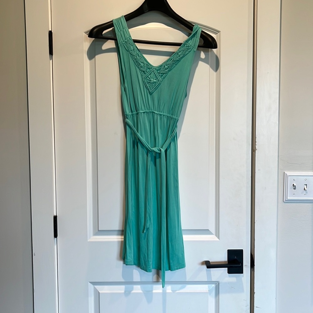 Womens mid length maternity dress
